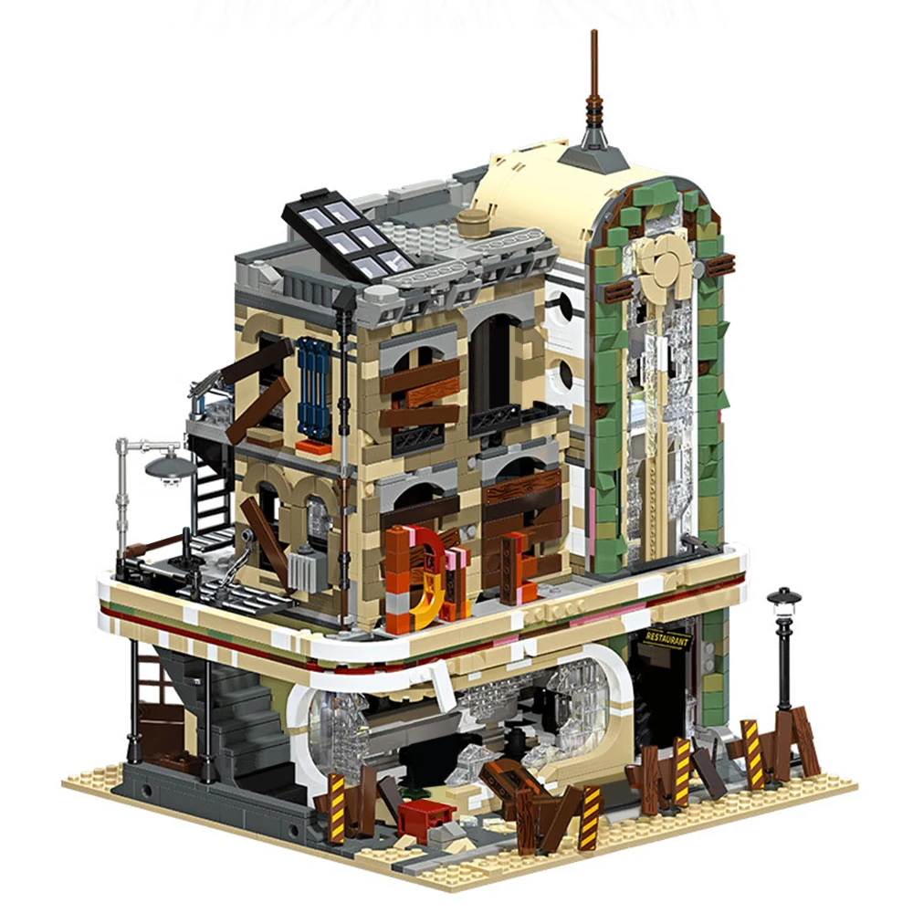 

Creative Expert 10297 Boutique Hotel Home Alone View Doomsday Restaurant 89101 Moc Bricks Modular House Model Building Blocks