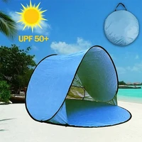 1 2 person automatic portable upf 50 uv protection sun shade windproof pop up beach tent