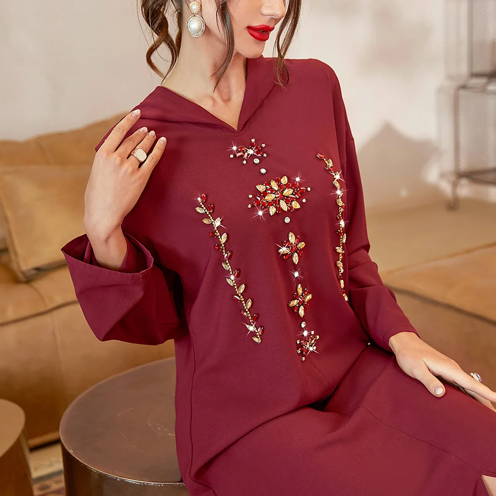 Ramadan Eid Mubarak Abaya Dubai Kaftans for Women Turkey Islam Prayer Clothes Modest Outfit Arabic Muslim Dress Djellaba Femme