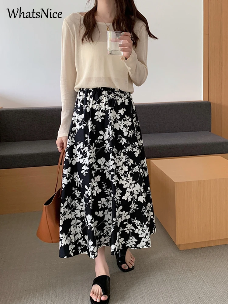 

New fashion woman skirts womens casual sexy female OL Office ladies work wear Broken flower skirt dropshipping BFA