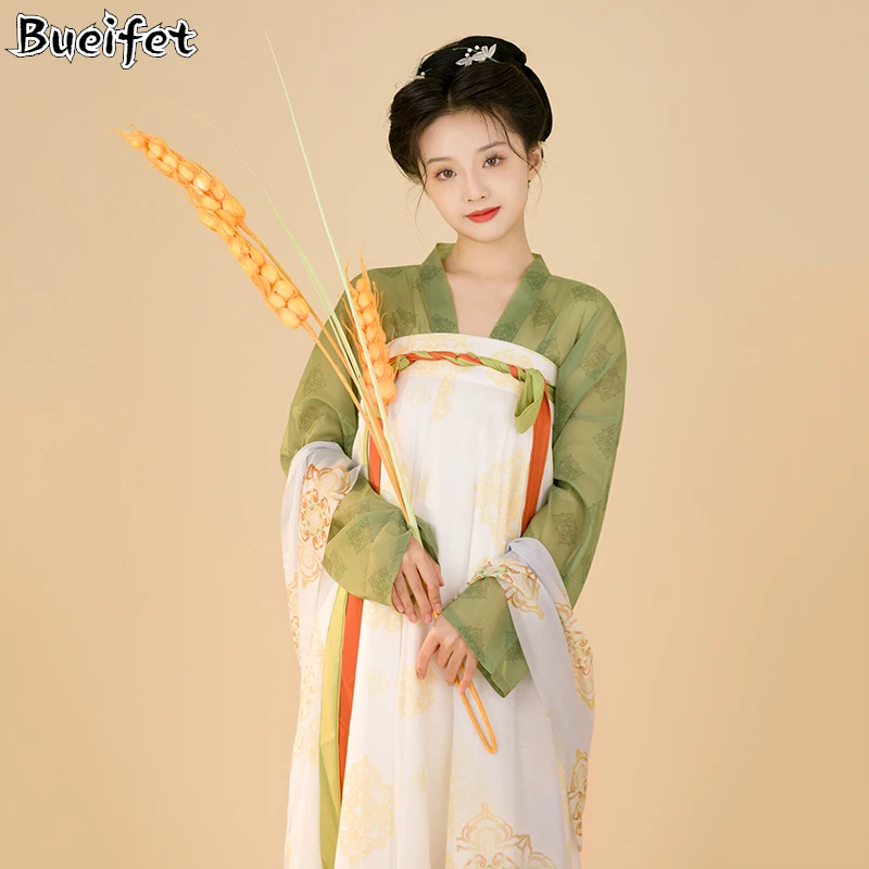 

Ancient Chinese Costume Women Traditional Tang Dynasty Fairy Dress Hanfu Outfits Female Han Dynasty Elegant Performance Clothes
