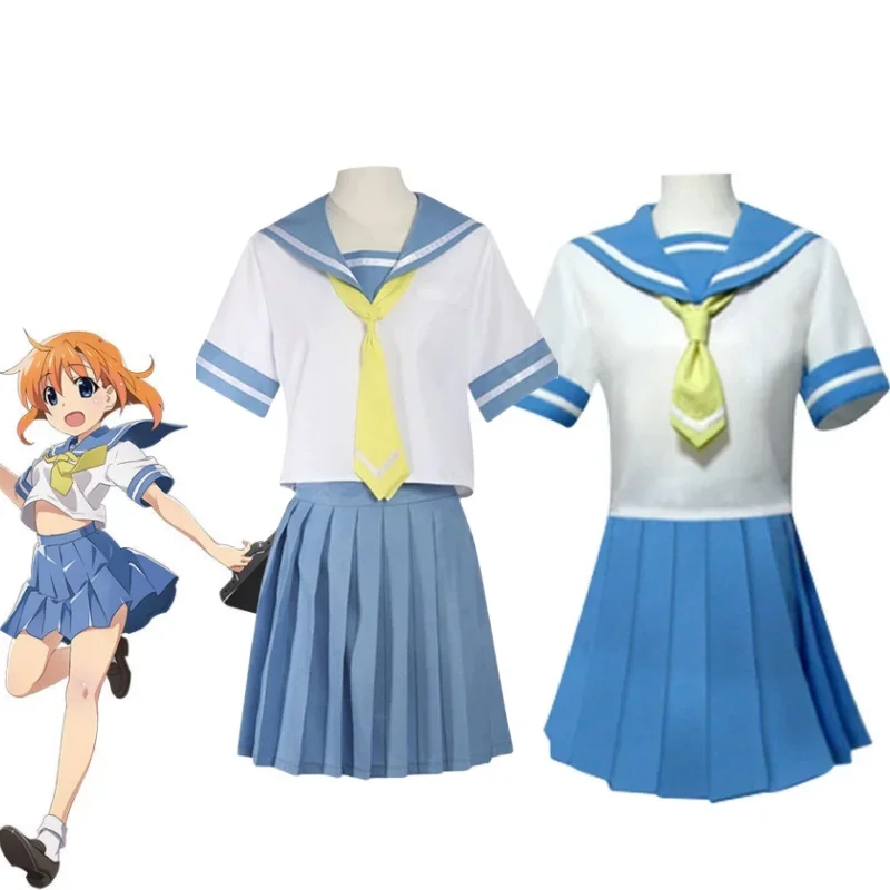 Higurashi When They Cry Косплей Костюм Рюгу Рена Школьная форма Юбки моряка Хэллоуин