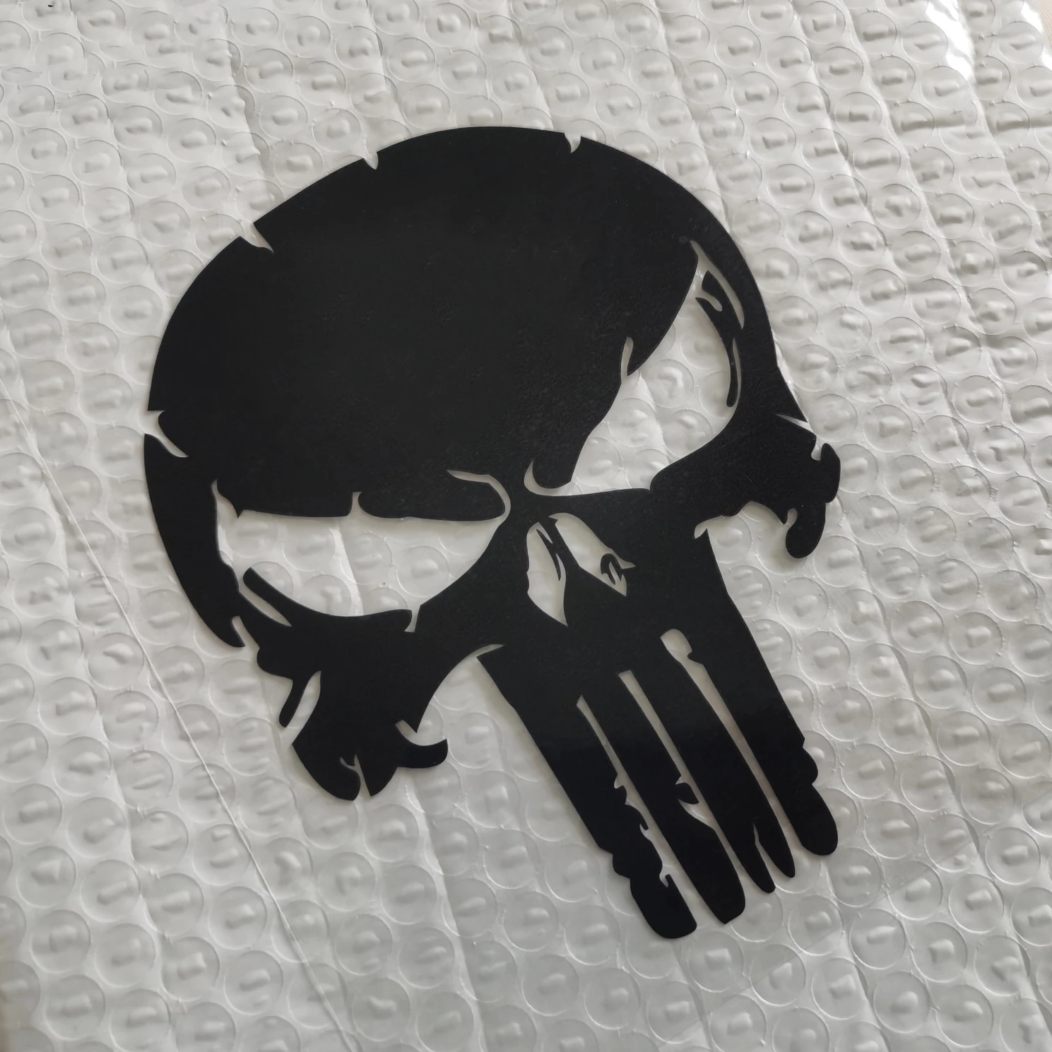 Военные наклейки с поврежденным черепом мотоцикла, водонепроницаемая светоотражающая наклейка