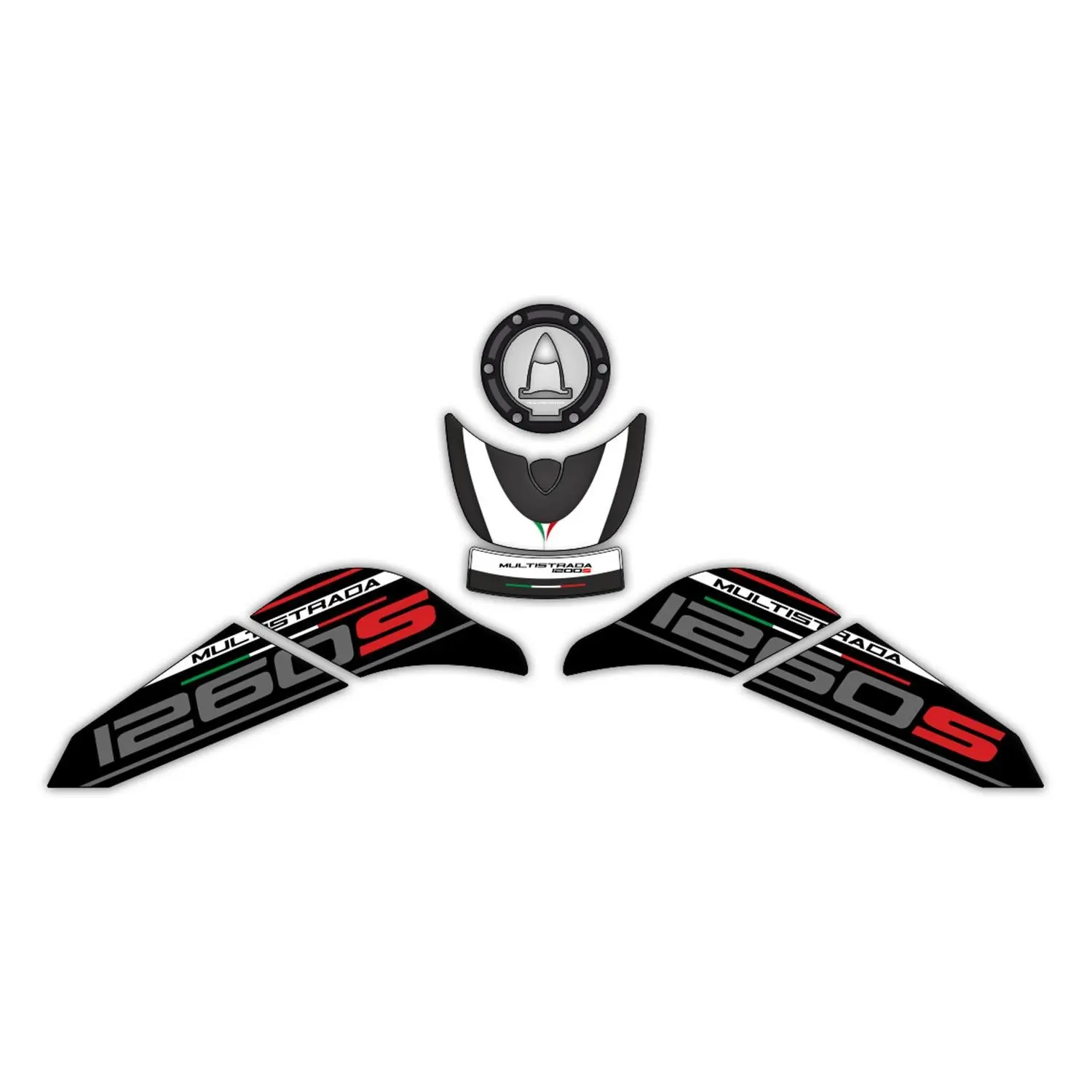 

Комплект композитных ковриков GP для Multistrada 1260 S 2015-2018, белый