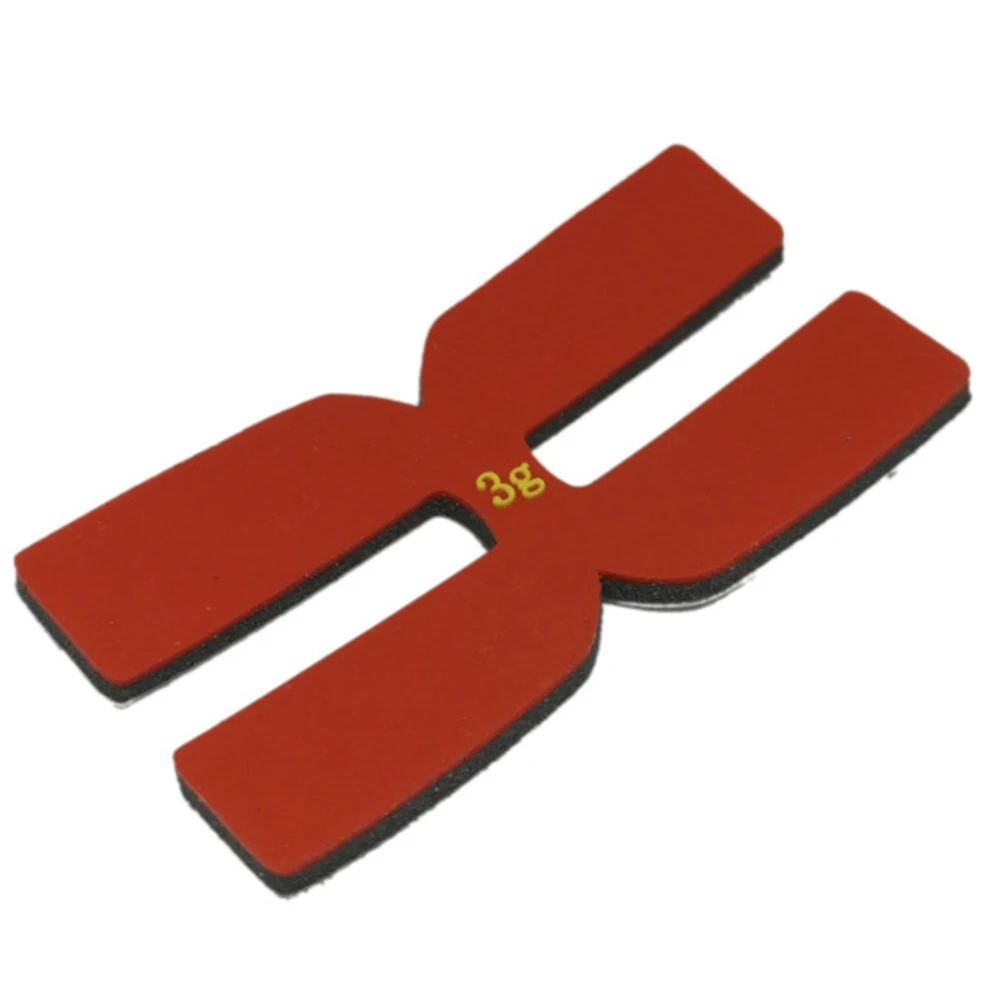 6 шт. теннисная ракетка утяжеленный лист силиконовый износостойкий H-образная