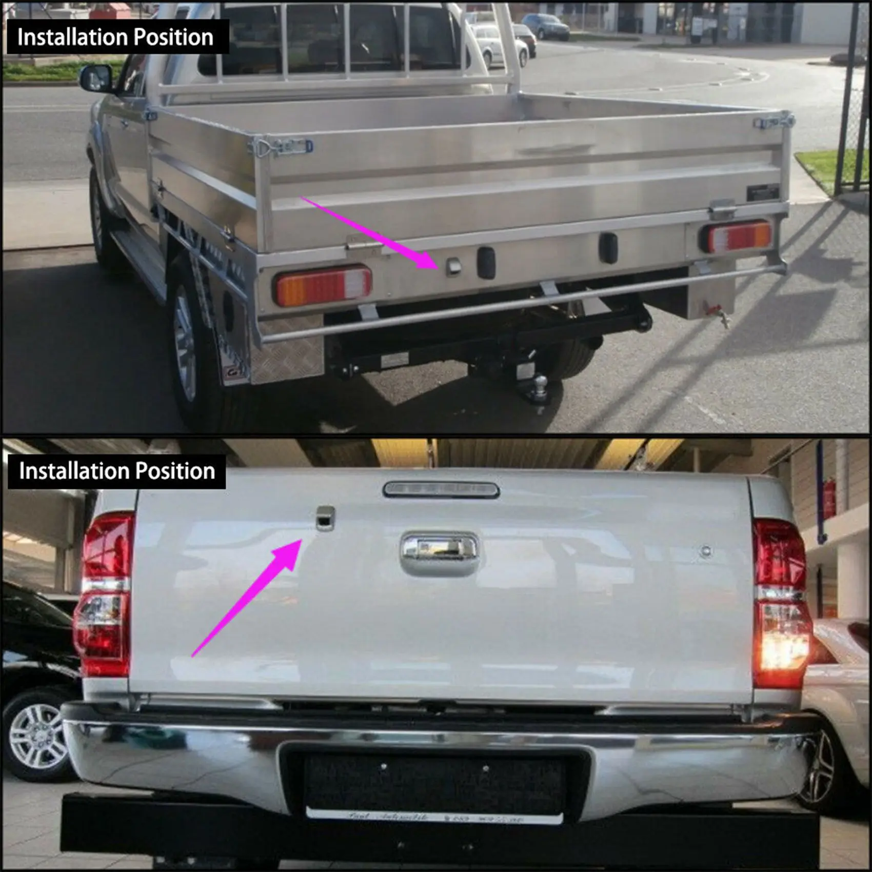 

For Toyota Hilux AN120 AN130 2010-2018 Car Rear View Camera Backup Camera Reverse Parking Camera Tailgate Camera A