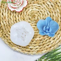 3d flower soap mold phalaenopsis fondant silicone mold diy flower cake decorating tools baking accessories epoxy resin molds
