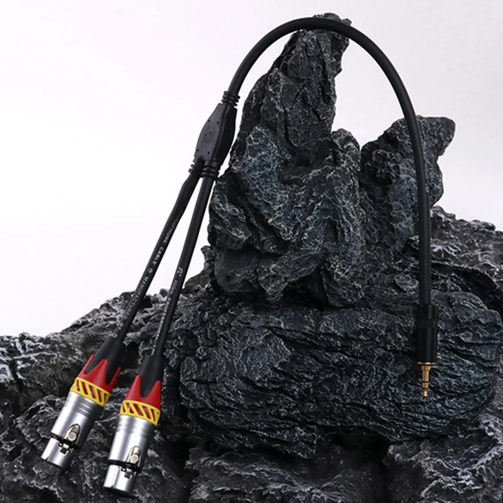 Двойной кабель для стереомикрофона XLR-3 5 мм 2 3-контактного разъема XLR Female к 3