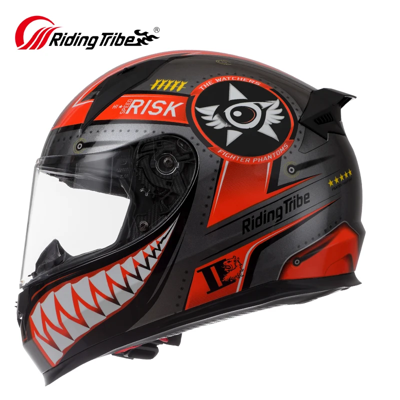 

Motorcycle Helmet High strength ABS Four Season Motorbike Motocross Racing Rider Full Face Helmet Moto Casque for Men Women X301