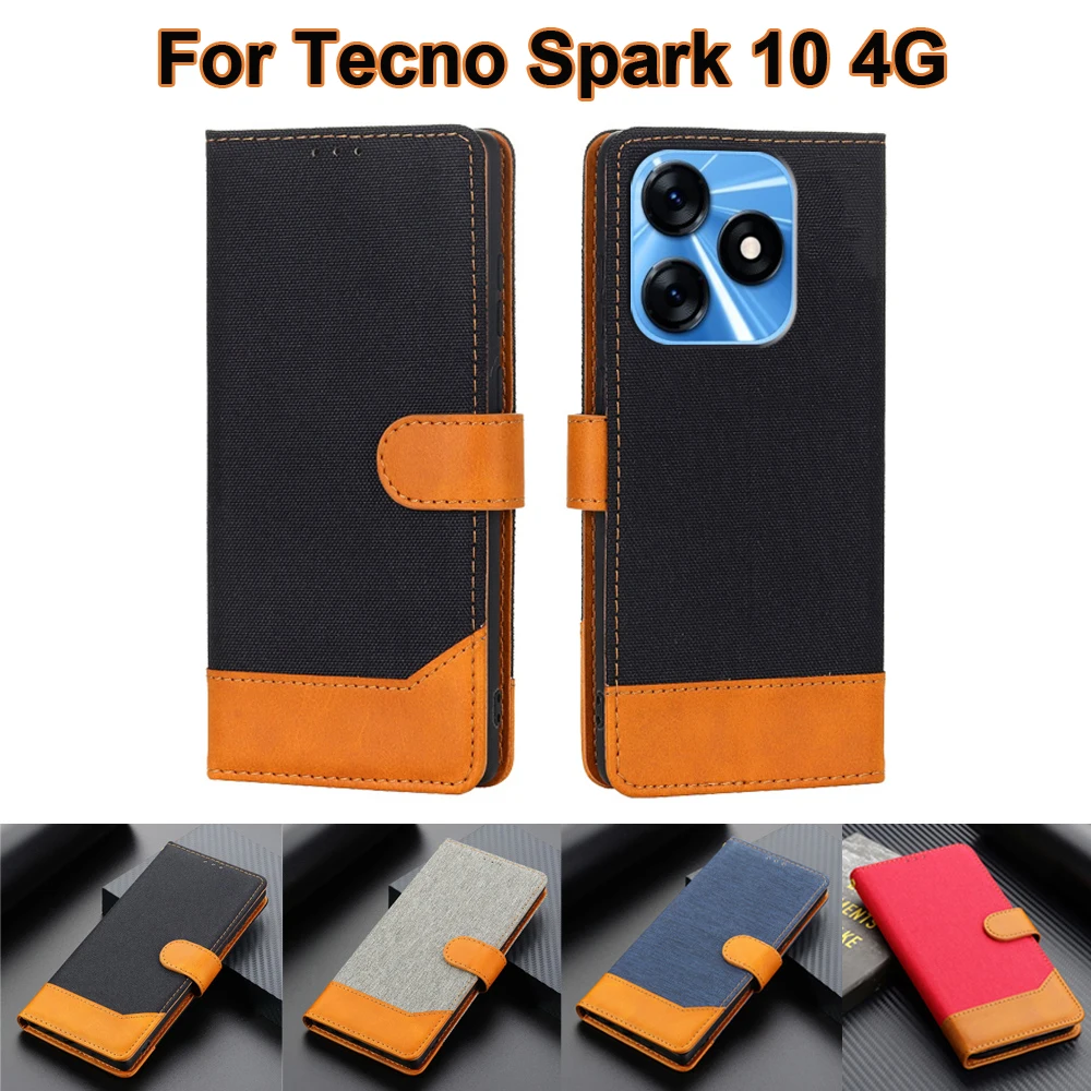 

Magnetic Phone Case For Tecno Spark 10 4G чехол Fundas Coque Wallet Capas Leather Cover for Estuches Tecno Spark 10C Etui Hoesje