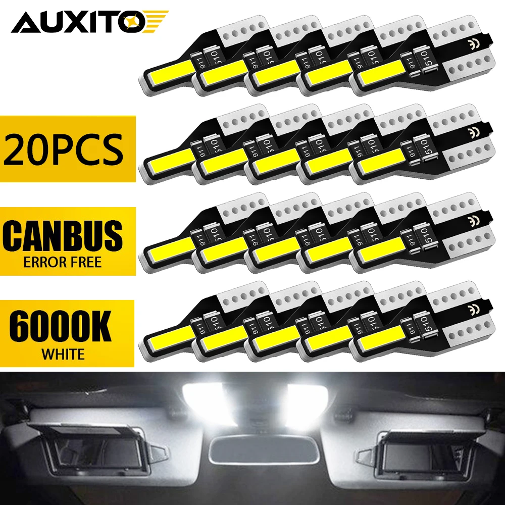

20/10/2 шт. W5W T10 светодиодный Canbus 6000K 12V 192 168 2825 внутренний ночник 7020 SMD для Opel Astra j k Vectra Zafira Corsa Vivaro