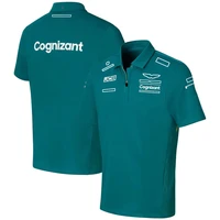 2022 new f1 team racing suit jacket car work clothes fan t shirt short sleeved custom