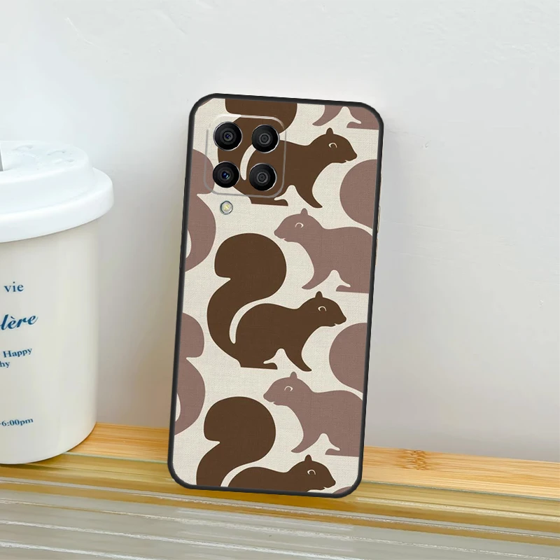 Фото Чехол с рисунком белки для Samsung Galaxy M14 M54 M34 M13 M15 M36 M55 M35 M56 M16 M31 M11 M53 M12 M32 M52 M06 №2