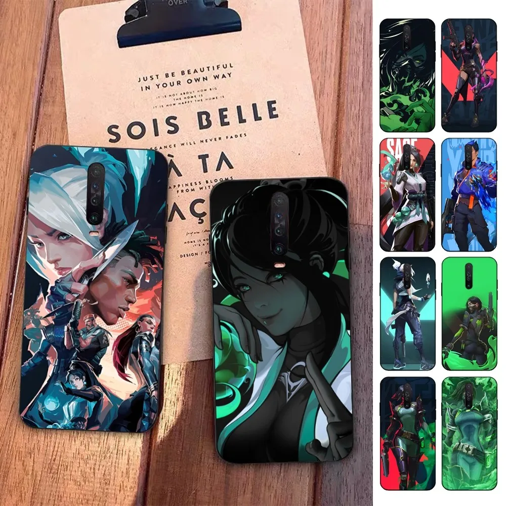 

Valorant Game Character Art Phone Case For Redmi 5 6 7 8 9 10 plus pro 6 7 8 9 A GO K20 K30 K40 pro plus F3 Fundas