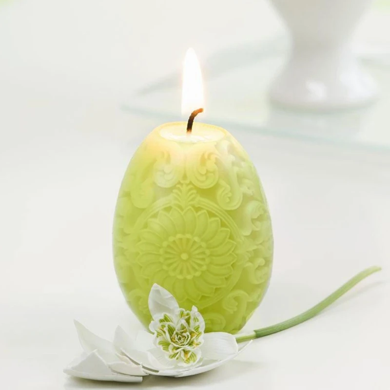 Силиконовые формы с Цветочным Тиснением для свечей мыла шоколада конфет