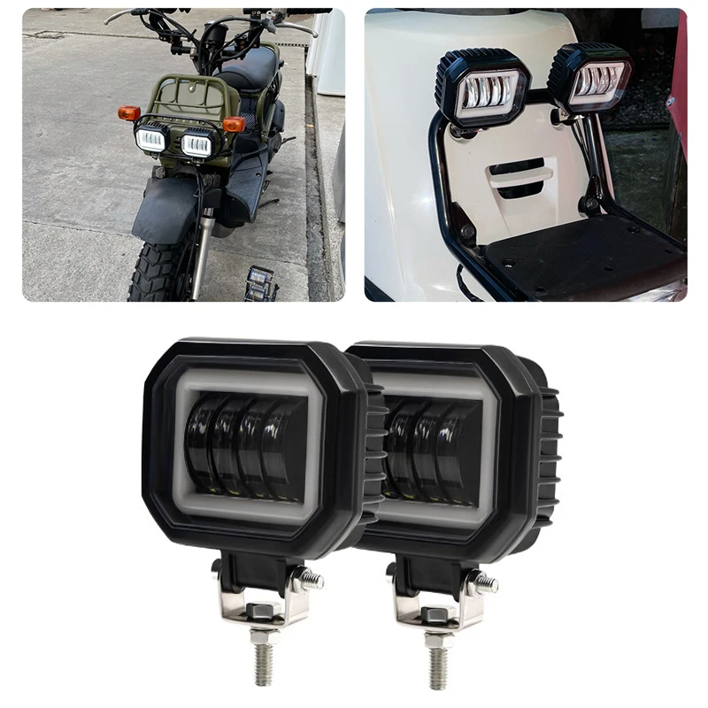 1/2 шт. яркие квадратные/круглые фары для Arctic V2 + V3 Противотуманные с ангельскими