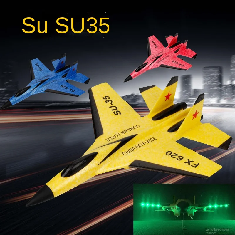 

FX-620 SU-35 RC Remote Control Airplane 2.4G Remote Control Fighter Hobby Plane Glider Airplane EPP Foam Toys RC Plane Kids Gift
