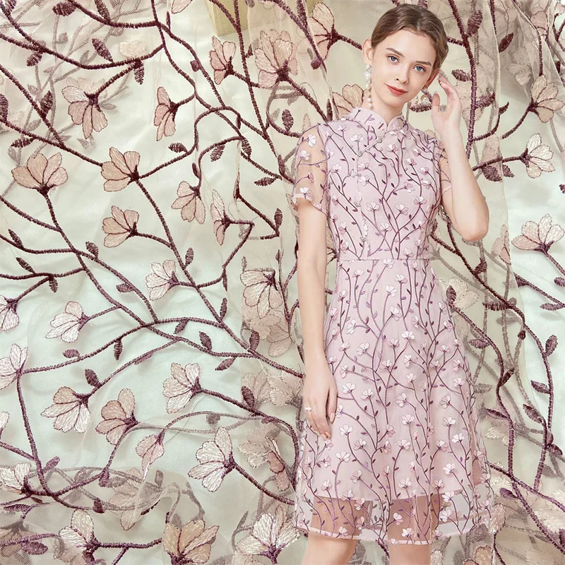 Jaggo сетчатая ткань полиамидная светло-серо-фиолетовая