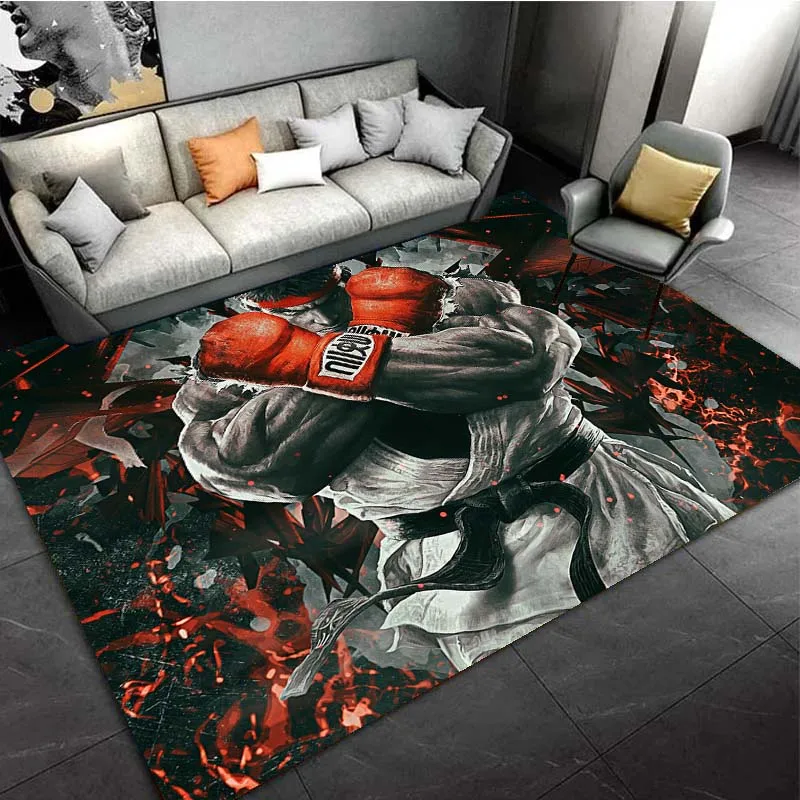 Уличный истребитель ретро Классические коврики для игровой зоны гостиной