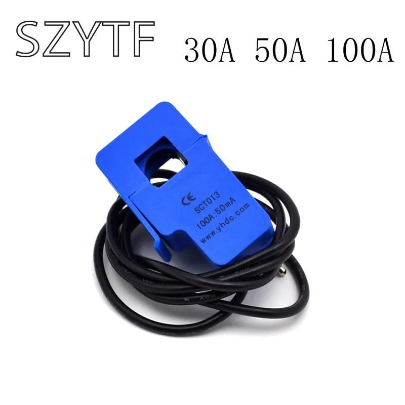 

10PCS SCT-013-000 YHDC 30A 50A 100A retractable current transformer SCT013000