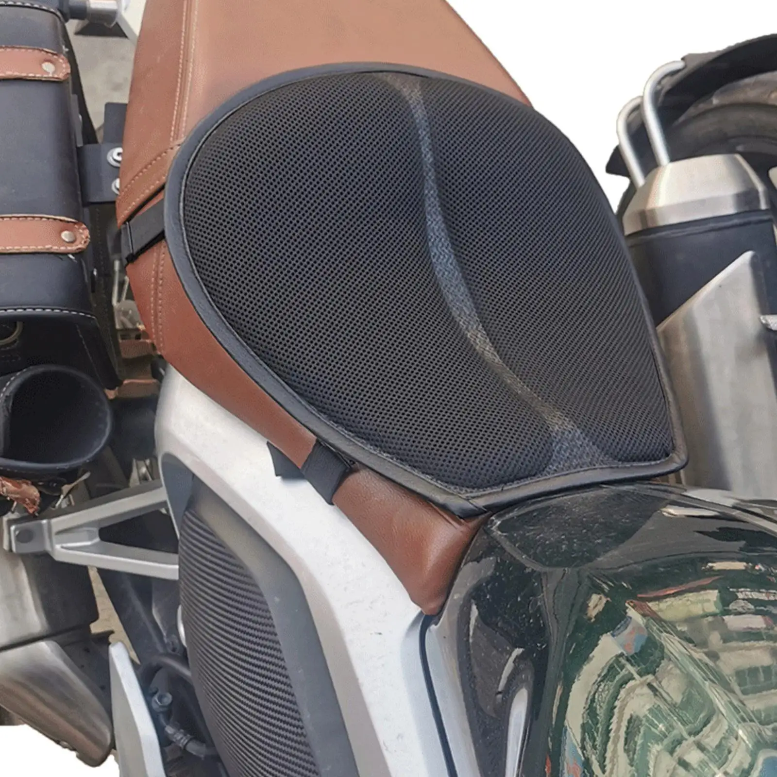 

Дышащие летние крутые 3D сетчатые чехлы на сиденья мотоцикла мопеда скутера нескользящий чехол защитная накладка