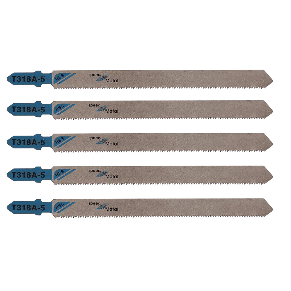 

Equipment Jigsaw Blade Cutter Tool Parts Supplies 5PCS T318A 132mm Set For Metal