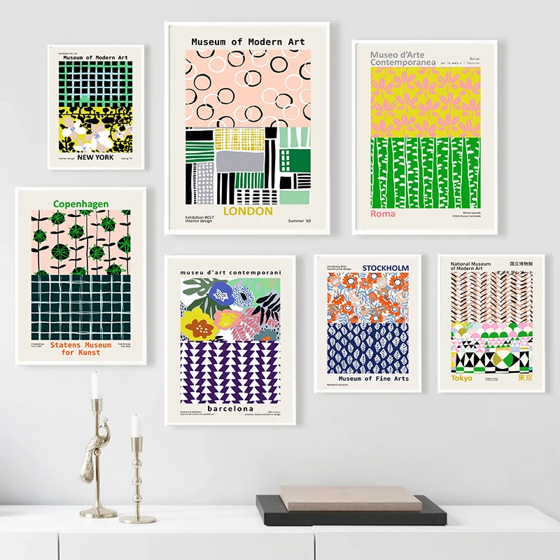 

Современные художественные выставки, Токийский Лондонский Фотофон на холсте, абстрактная фотография для современной гостиной, домашний де...