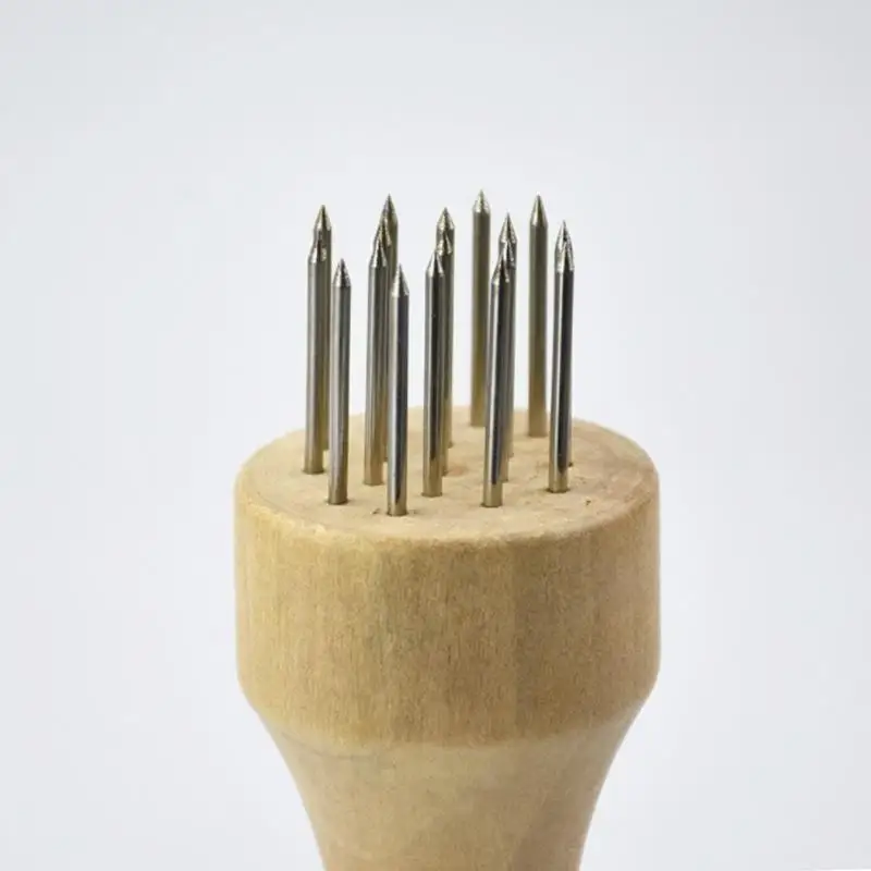 

1 шт., деревянная игла для мяса, нержавеющая сталь