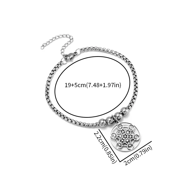 Простой дизайн кольцо-подвеска из нержавеющей стали с уплотнением ангела