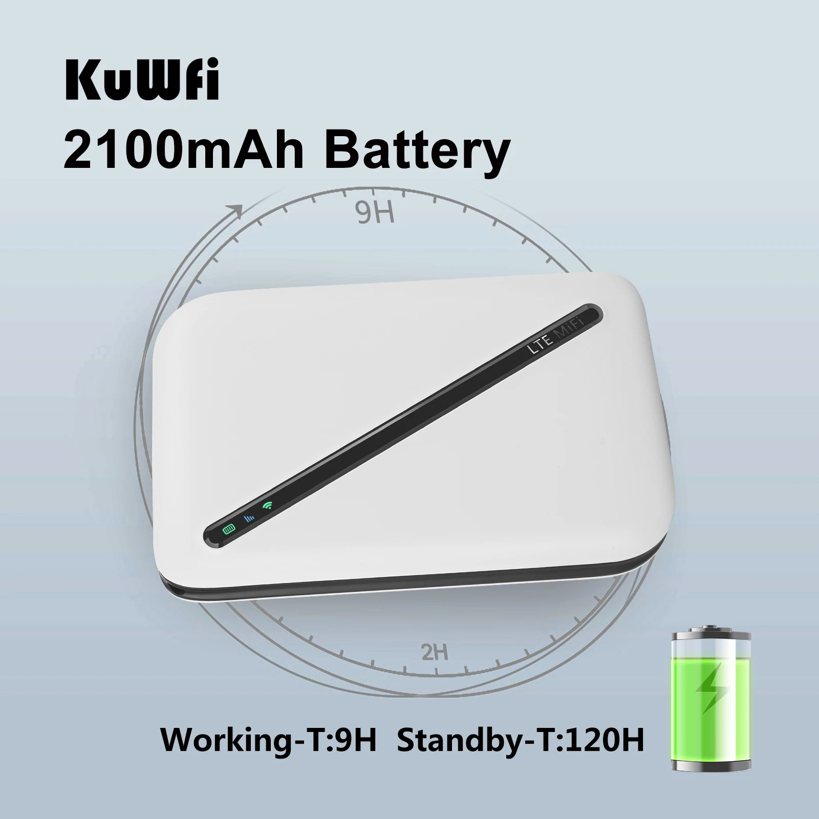 KuWFi wifi роутер150Mbps роутер wi fi с сим картой Мобильное устройство точки доступа Wi-Fi