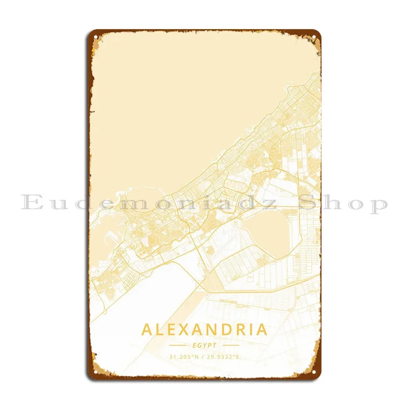 Металлические знаки в стиле Александрии Египет железный Настенный декор