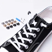 strapless elastic flat laces sneakes children 26colors of sports shoes canvas white quick shoe lace adult shoelaces without ties