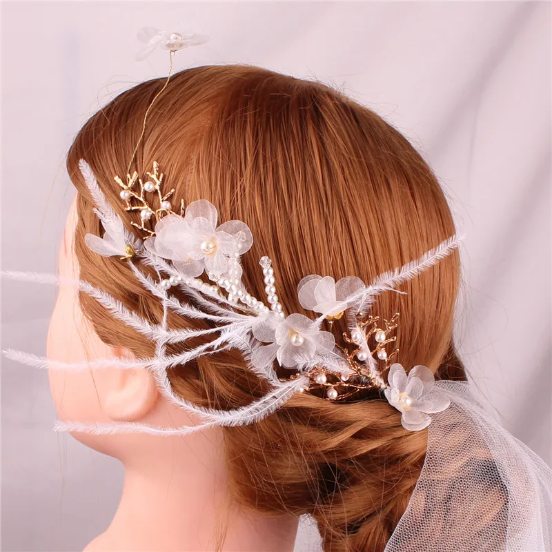 

YJWSXF свадебный головной убор ручной работы фотосвадебные аксессуары