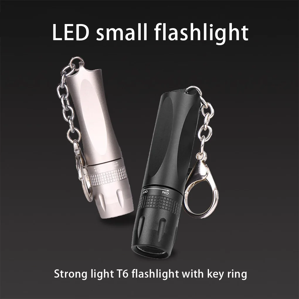 

2/3/5 Lamp Key Chain Aluminium Alloy Torch Pocket Mini Flashlight Strong