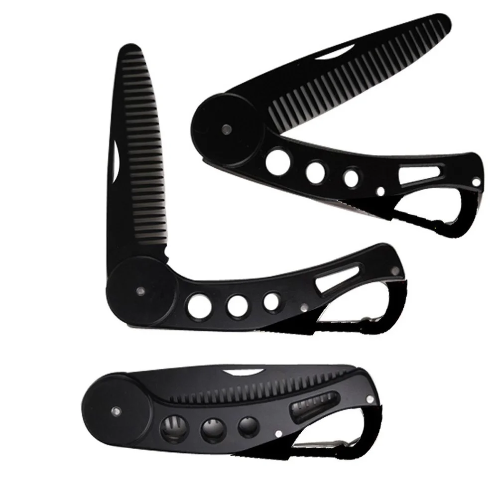 

1 Pc Portable Foldable Beard Comb Pocket Comb Moustache Styling Tool Travel Combs Hairdressing Hair Care Toolssize Hair Brush