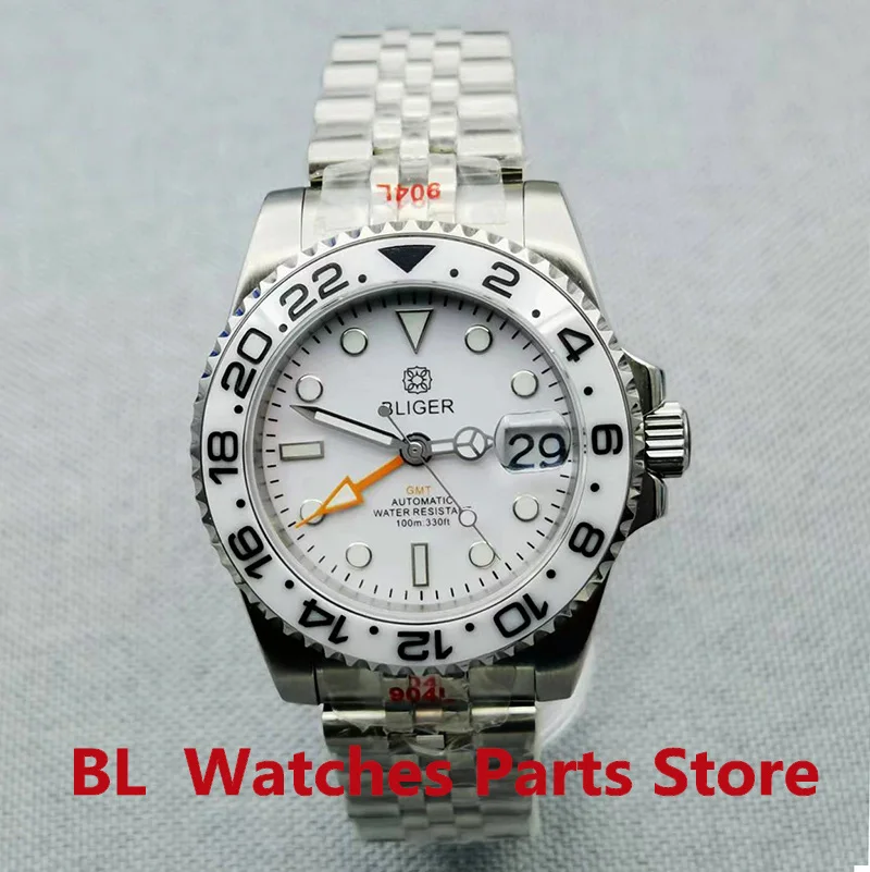 Часы мужские автоматические из сапфирового стекла 40/43 мм 10 АТМ - купить по