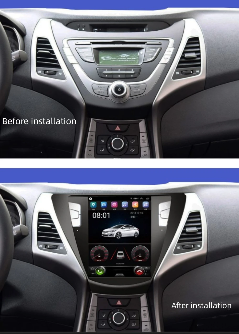 

Автомагнитола 9,7 дюйма, стерео, DSP, мультимедийный плеер для Hyundai Avante, Android, GPS-навигатор, Carplay, головное устройство 128G