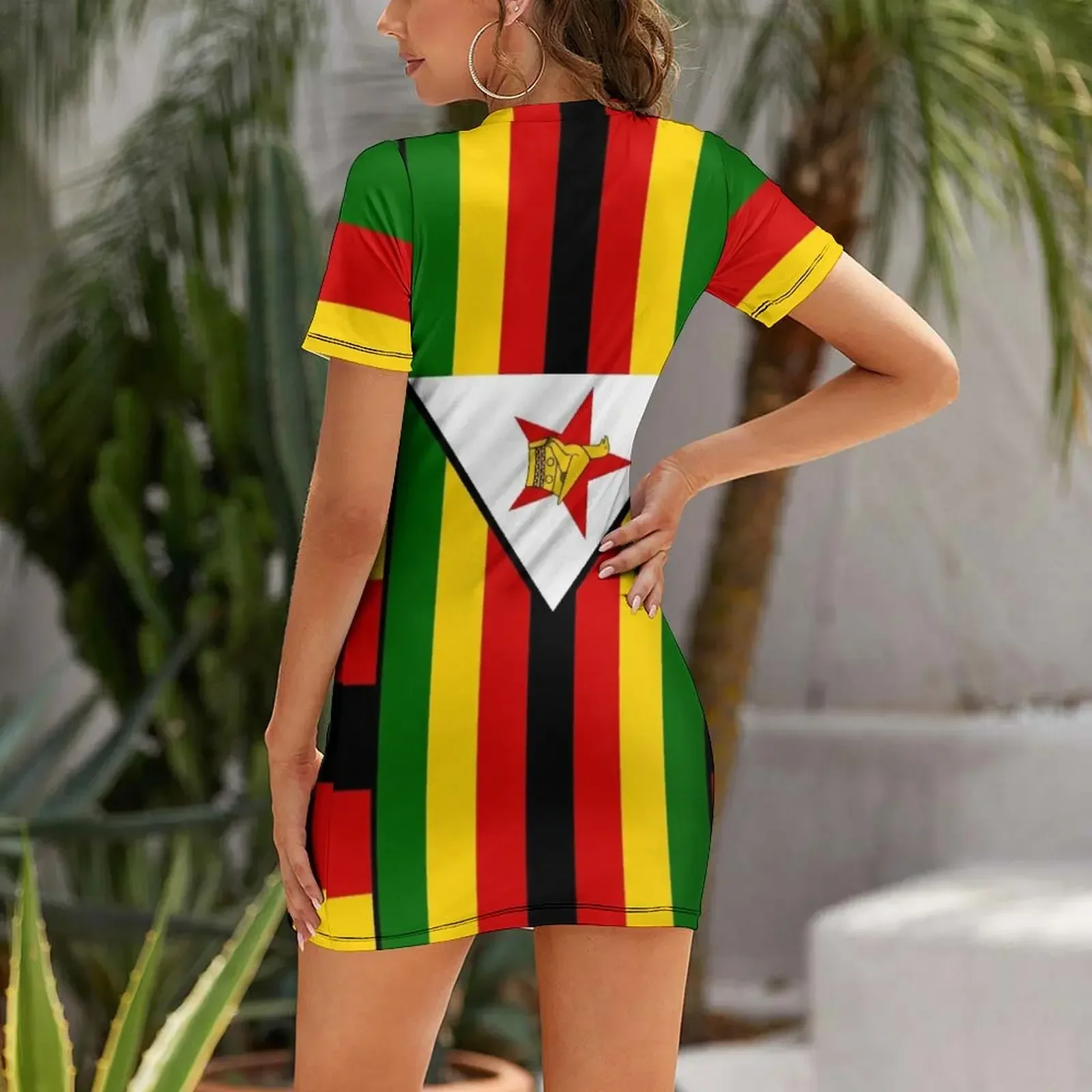 Фото Платье с короткими рукавами ZIMBABWE, праздничные платья для женщин, женская одежда, платья для невесты №2
