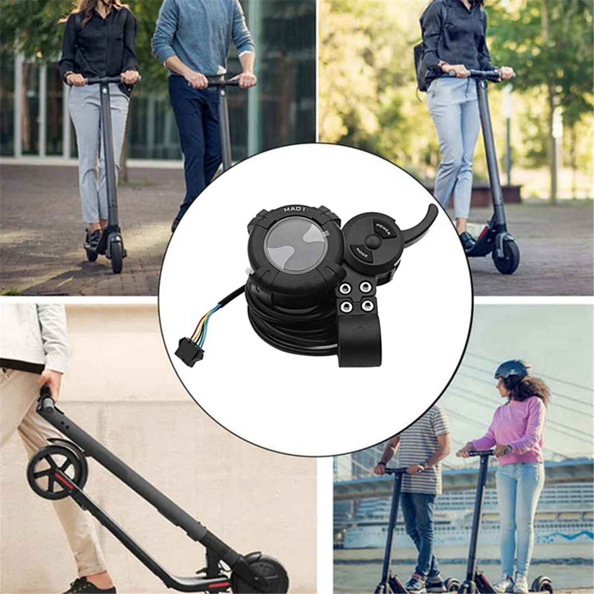 Подсветка для электроскутера DAMAO MA01 с ЖК-дисплеем 36-72 в