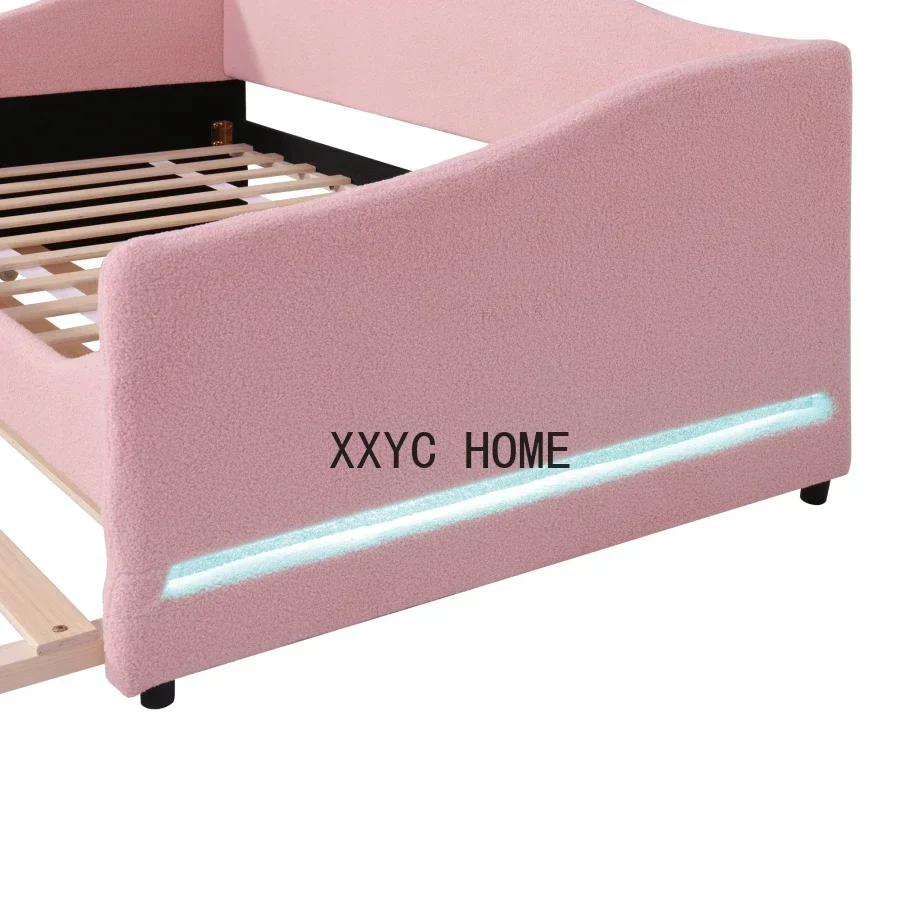 Двухместная детская кроватка флисовая двухместная мягкая двойного размера с