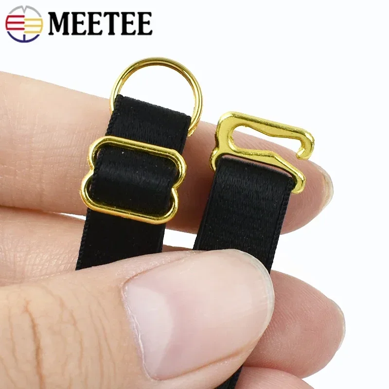 50 комплектов (150 шт.) 6-25 мм металлическая пряжка для бюстгальтера бикини