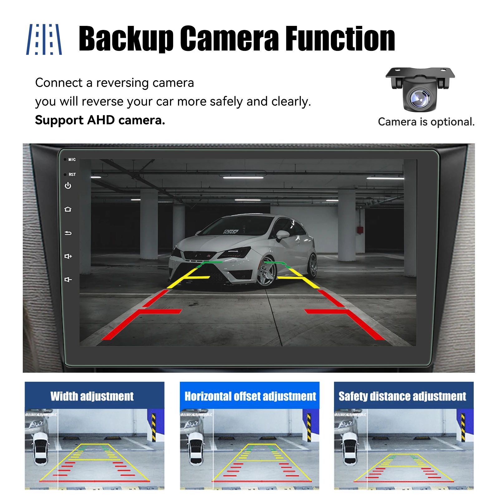 Фото Автомагнитола ESSGOO, 2 Din, 10,1 дюйма, Android, 2 + 32 ГБ, AHD, Hi-Fi, для Honda Civic (модель 06-11) №5