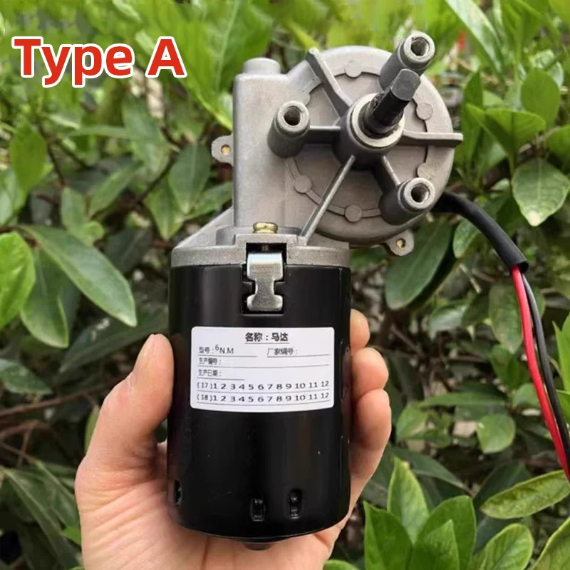 

Редукторный двигатель постоянного тока Tungfull 60 Вт 24 В 52 об/мин