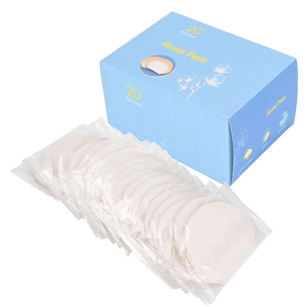 

40pcs Armpits Sweat Pads Adult Disposable Underarm Sweat Absorbing Stickers