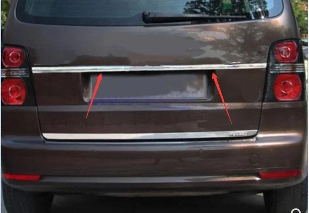 Нижняя крышка задней двери молдинговая накладка отделка из нержавеющей стали