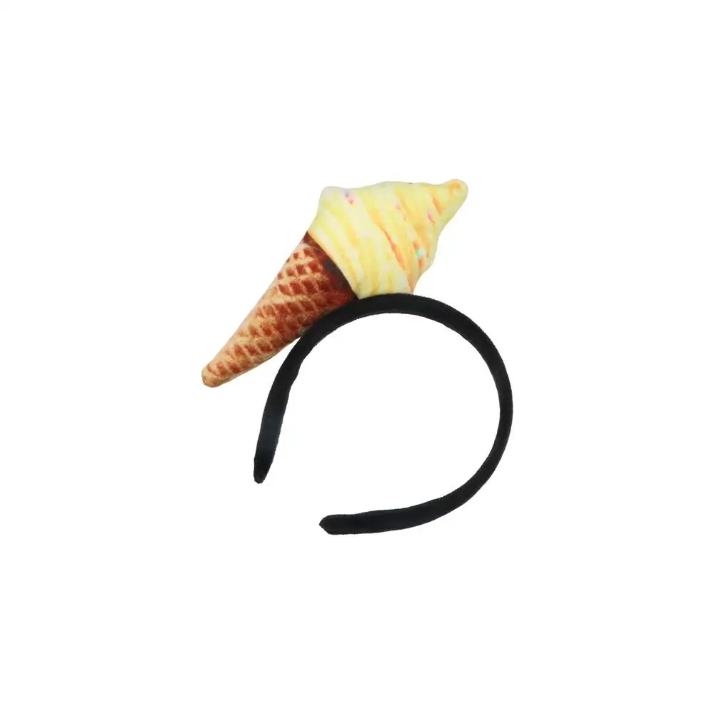Забавный обруч для волос с имитацией клубники кость гамбург хот-дог повязка на
