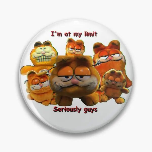 

Мягкая булавка для одежды Garf Is At His Limit, милый мультяшный значок для одежды, Женский креативный декор, булавка для лацкана, забавная шляпа для влюбленных
