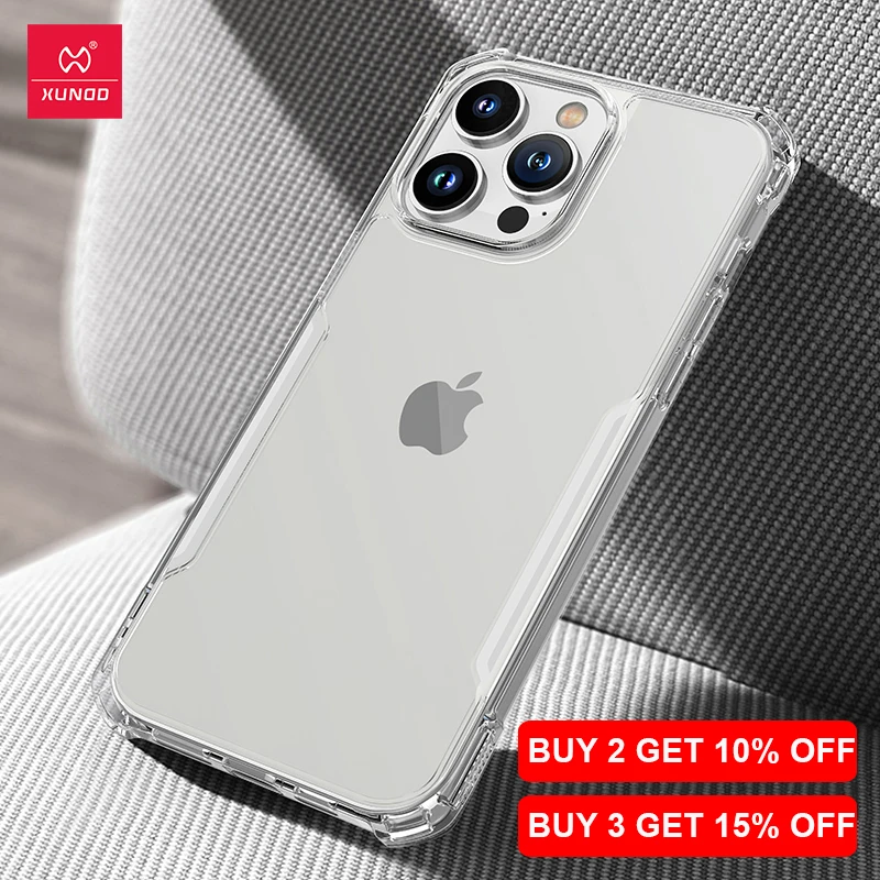 

Xundd Case For iPhone 14 Pro Max Case Transparent Shockproof Airbag Bumper Phone Cover For iPhone14 Plus Case Funda Coque Capa