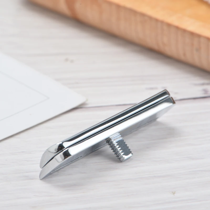 Мужская безопасная бритвенная головка YAQI Excalibur с одним краем хромированная