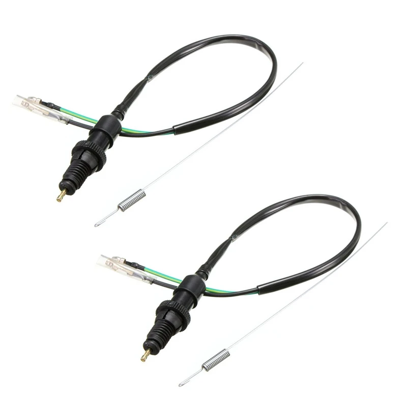 

2X Motorcycle Bike Rear Brake Stop Light Switch + Spring For Honda Kawasaki Suzuki